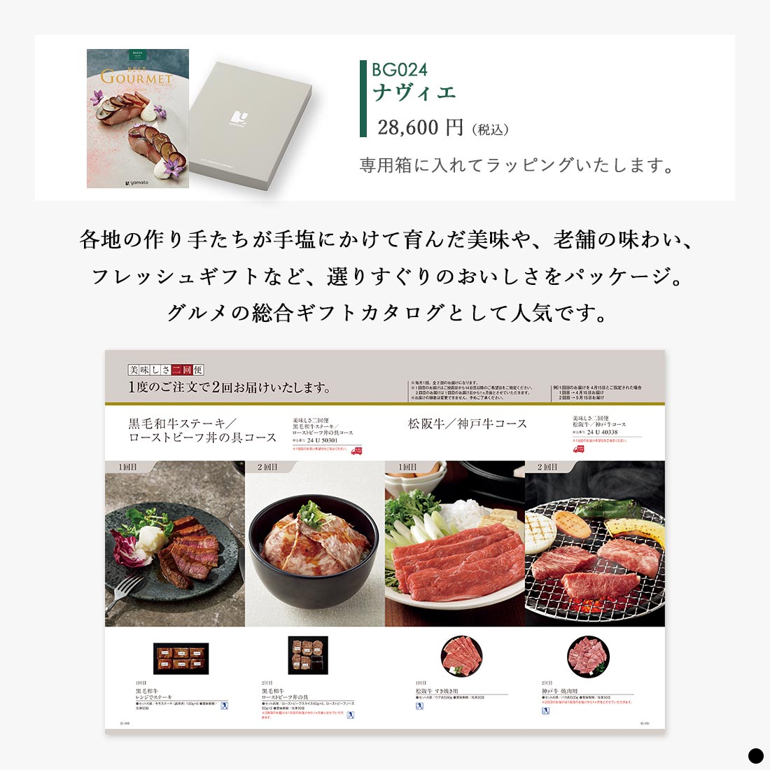 カタログギフト ベストグルメ(BEST GOURMET) ナヴィエ 商品説明