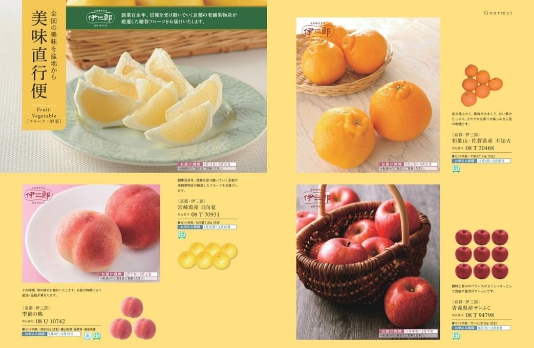 カタログギフトミストラル 掲載商品イメージ
