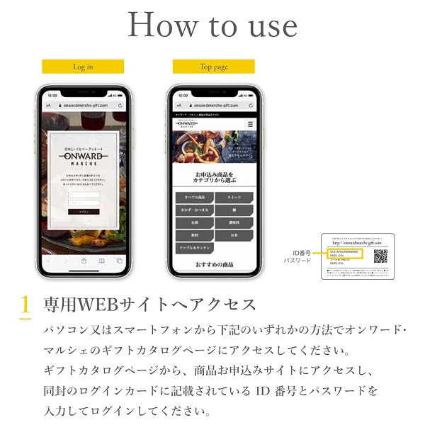 オンワード・マルシェ カタログギフト カテゴリー案内