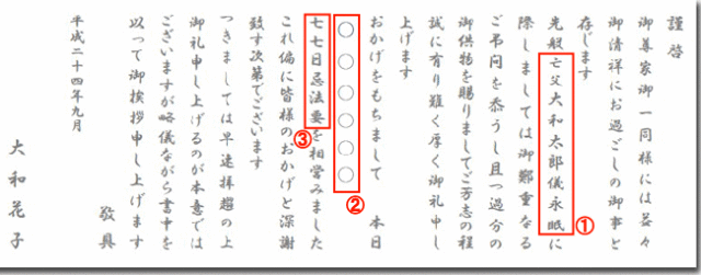 四十九日 香典返し 香典返しにカタログギフトを 挨拶状をつけてすぐに発送 おこころざし Com 公式