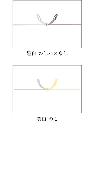 のし見本画像